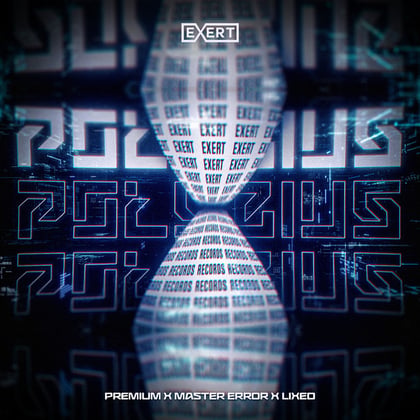 Polybius album by Premium, Master Error & Lixed - Drum and Bass Cover Art
