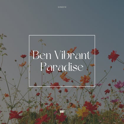Paradise album by Ben Vibrant - Drum and Bass Cover Art