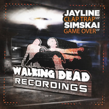 Clap Trap VIP album by Jayline & Simskai - Drum and Bass Cover Art
