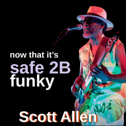 Now That It's Safe 2B Funky album by Scott Allen - Drum and Bass Cover Art