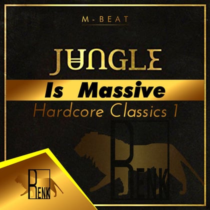 Jungle is Massive: Hardcore Classics 1 album by M-Beat - Drum and Bass Cover Art