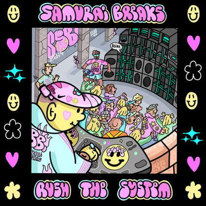 SSBB008 album by Samurai Breaks & Hi Hatz - Drum and Bass Cover Art
