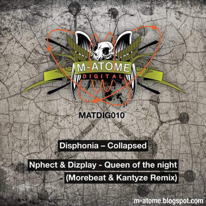 M-Atome Digital 010 album by Disphonia - Drum and Bass Cover Art