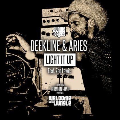 Light It Up album by Deekline, Aries & Zen Lewis - Drum and Bass Cover Art