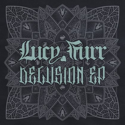Delusion EP album by Lucy Furr - Drum and Bass Cover Art