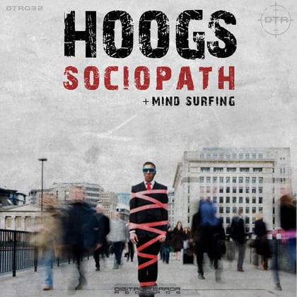 Scociopath/Mind Surfing album by Hoogs - Drum and Bass Cover Art