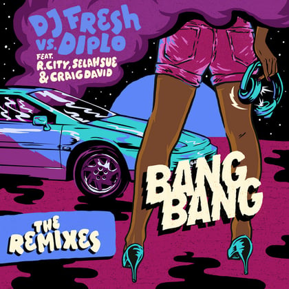 Bang Bang (Remixes) (feat. R. City, Selah Sue & Craig David) album by DJ Fresh - Drum and Bass Cover Art