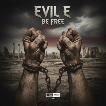 Be Free album by Evil E - Drum and Bass Cover Art