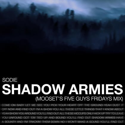 Shadow Armies (m00seT’s Five Guys Fridays Remix) album by m00seT - Drum and Bass Cover Art