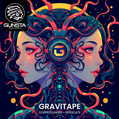 Doppelgunger / Replicate album by Gravitape - Drum and Bass Cover Art