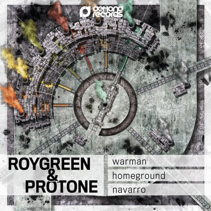 Warman / Homeground / Navarro album by RoyGreen & Protone - Drum and Bass Cover Art