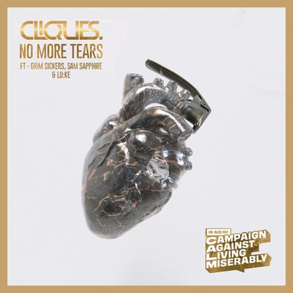 No More Tears album by CLIQUES. - Drum and Bass Cover Art