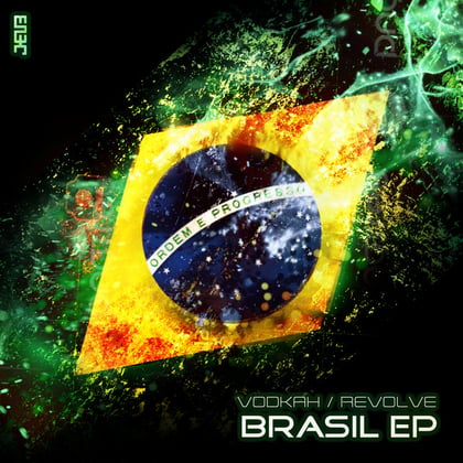 Brasil EP album by Vodkah - Drum and Bass Cover Art