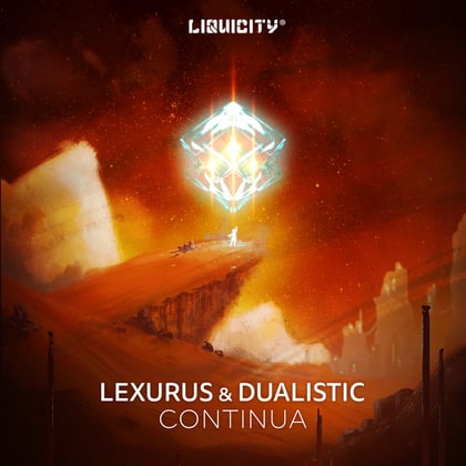 Continua album by Lexurus - Drum and Bass Cover Art