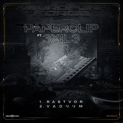 Rastvor, Vacuum album by Paperclip - Drum and Bass Cover Art