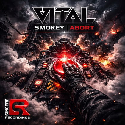 Smokey - Abort album by Vital - Drum and Bass Cover Art