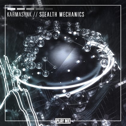 Stealth Mechanics album by KarmasynK - Drum and Bass Cover Art