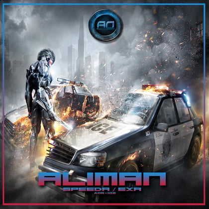 Speeda / Exa album by Aliman - Drum and Bass Cover Art