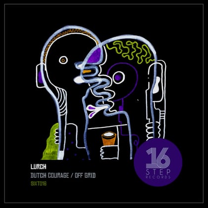 Dutch Courage/ Off Grid album by Lurch - Drum and Bass Cover Art
