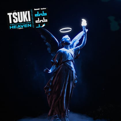 Heaven album by Tsuki - Drum and Bass Cover Art