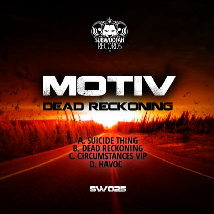 Dead Reckoning EP album by Luke Truth & Motiv - Drum and Bass Cover Art