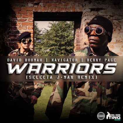 Warriors Selecta J-Man Remix album by David Boomah, Navigator & Benny Page - Drum and Bass Cover Art