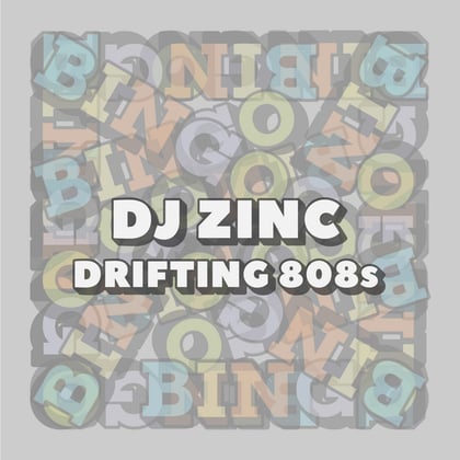 Drifting 808s album by DJ Zinc - Drum and Bass Cover Art
