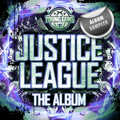 Justice League Sampler album by Fatman D - Drum and Bass Cover Art