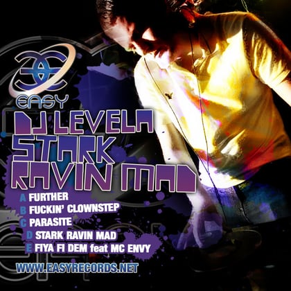Stark Raving Mad EP album by Levela - Drum and Bass Cover Art