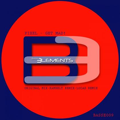 Get Mad! album by Pixel & Enea - Drum and Bass Cover Art