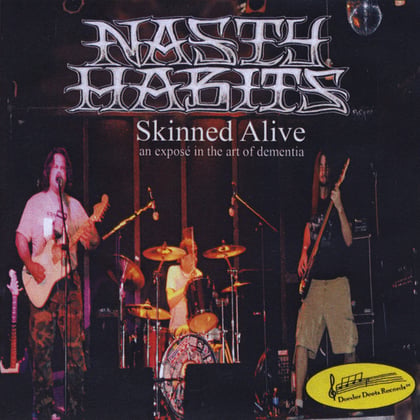 Skinned Alive album by Nasty Habits - Drum and Bass Cover Art
