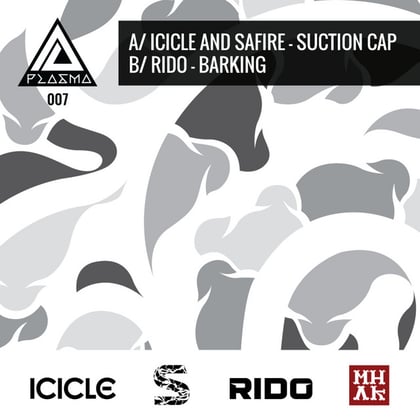 Suction Cap / Barking album by Icicle, Rido & sfire - Drum and Bass Cover Art
