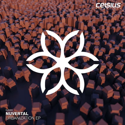 Urbanization EP album by Nuvertal - Drum and Bass Cover Art