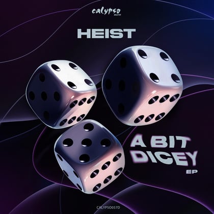 A Bit Dicey EP album by Heist & Zero G - Drum and Bass Cover Art