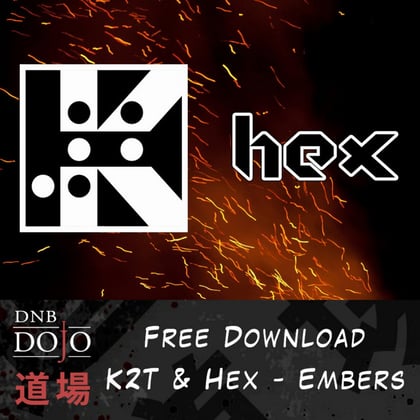 Embers album by Hex - Drum and Bass Cover Art
