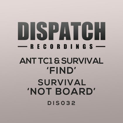 Find / Not Board album by Ant TC1 & Survival - Drum and Bass Cover Art