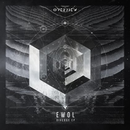 Diverge EP album by Ewol - Drum and Bass Cover Art