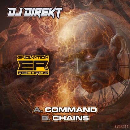 Command / Chains album by DJ Direkt - Drum and Bass Cover Art