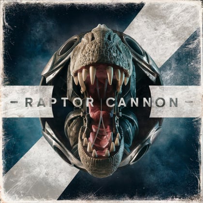 Raptor Cannon album by Terrence & Phillip - Drum and Bass Cover Art