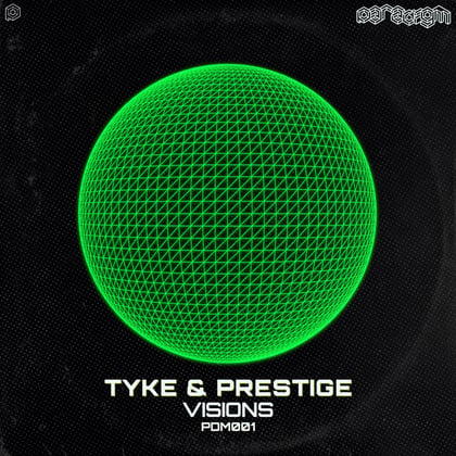 Visions / Talking To The Dead album by Cabin Fever Uk, Tyke & Prestige - Drum and Bass Cover Art