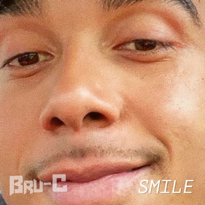 Smile album by Bru-C - Drum and Bass Cover Art