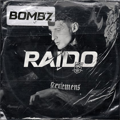 Bombz album by RAIDO - Drum and Bass Cover Art