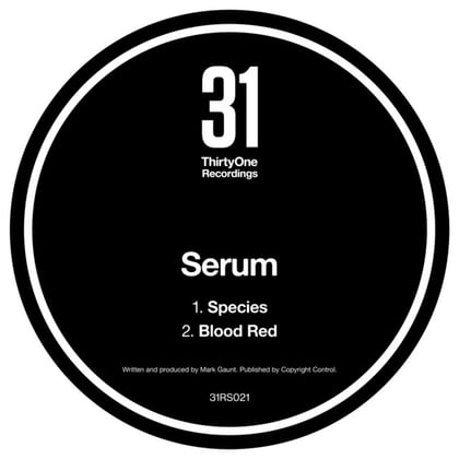 Species / Blood Red album by Serum - Drum and Bass Cover Art