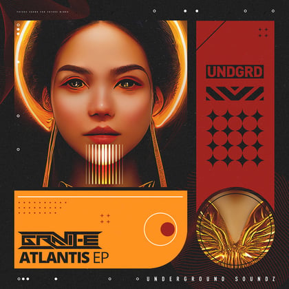 Atlantis EP album by Gravit-E - Drum and Bass Cover Art