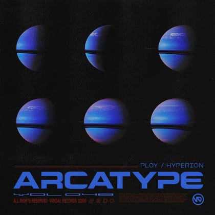 Ploy / Hyperion album by Arcatype - Drum and Bass Cover Art