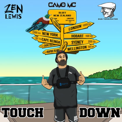 Touch Down album by Camo MC - Drum and Bass Cover Art