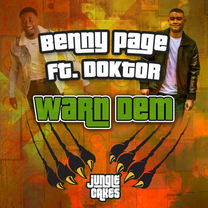 Warn Dem album by Benny Page - Drum and Bass Cover Art