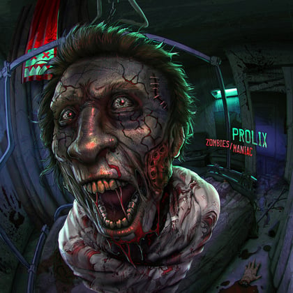 Zombies / Maniac album by Prolix - Drum and Bass Cover Art