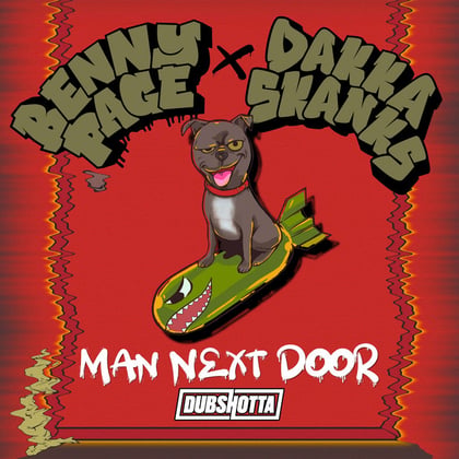 Man Next Door album by Benny Page - Drum and Bass Cover Art