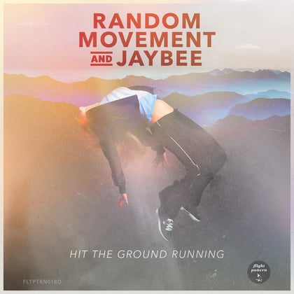 Hit The Ground Running album by Random Movement - Drum and Bass Cover Art